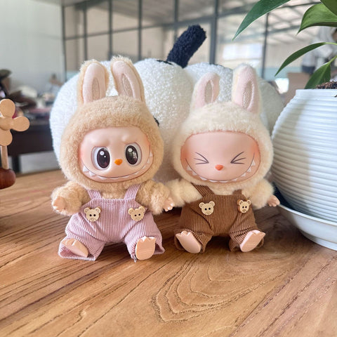 Lububu Doll Clothes Doll Overalls