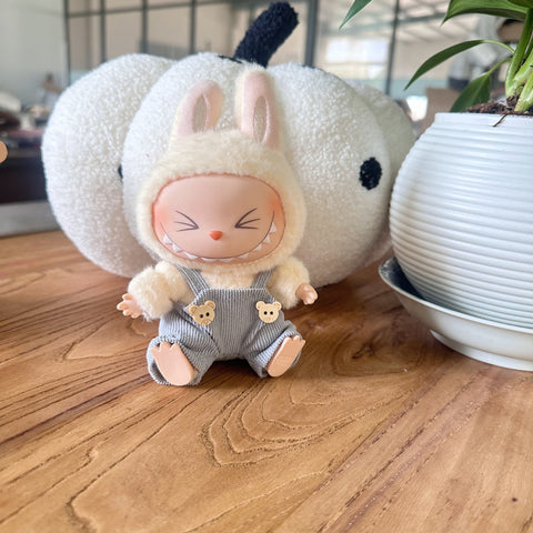 Lububu Doll Clothes Doll Overalls